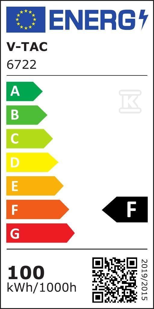 Projektor LED V-TAC 100W SMD F-CLASS - 6722